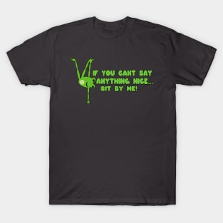 Yoga Frog If You Can't Say Anything Nice...Sit By Me T-Shirt